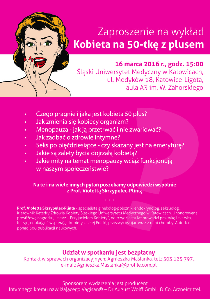 Kobieta na 50-tkę z plusem_zaproszenie