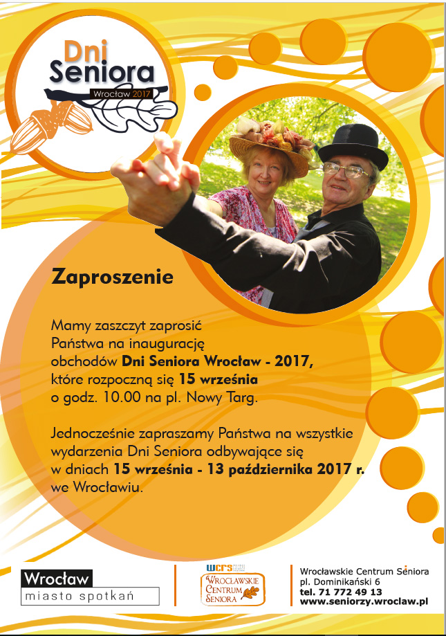Dni Seniora2017-zaproszenie