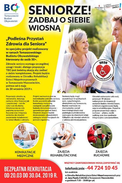 Podleśna Przystań Zdrowia dla Seniora Podleśna Przystań Zdrowia dla Seniora